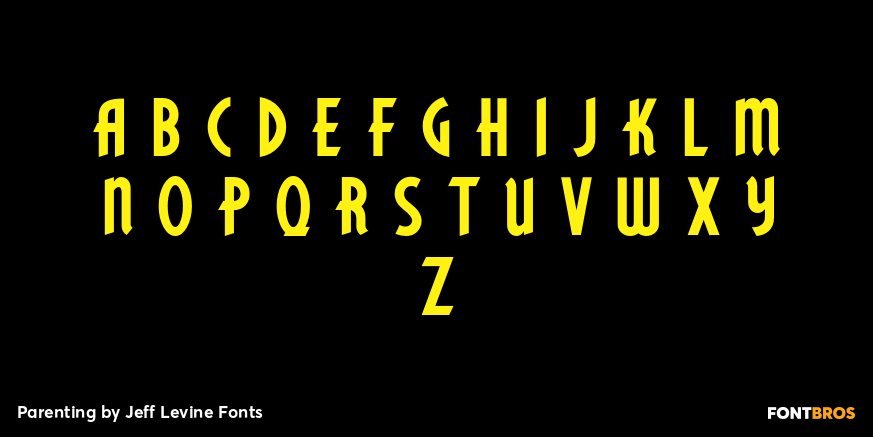 Parenting Font Poster #1