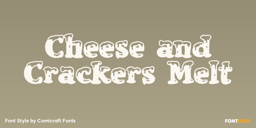 Cheese and Crackers Melt Poster