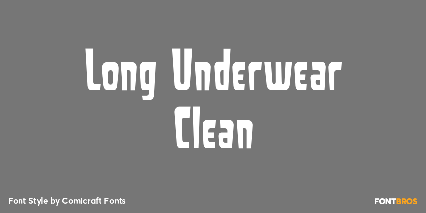 Long Underwear Clean Poster