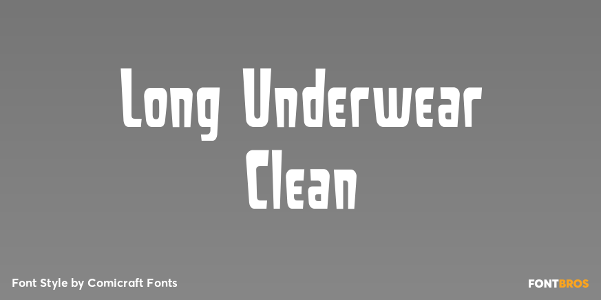 Long Underwear Clean Poster