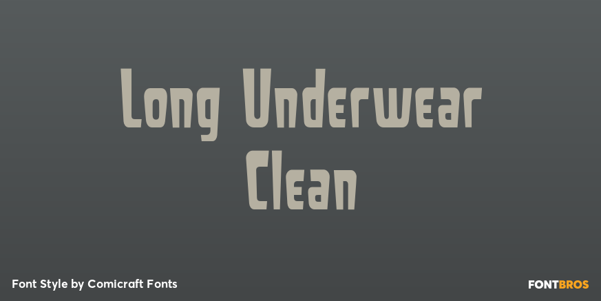 Long Underwear Clean Poster