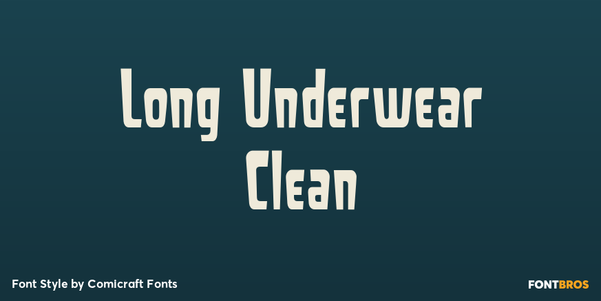 Long Underwear Clean Poster
