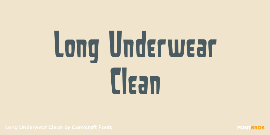 Long Underwear Clean Poster