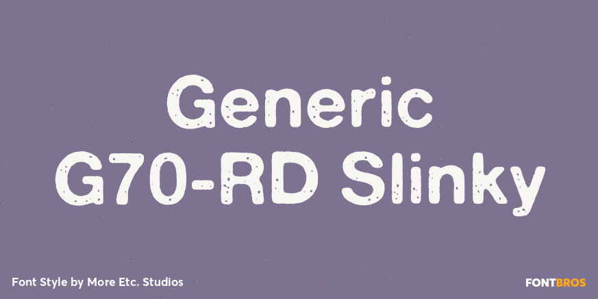 Generic G70-RD Slinky Poster