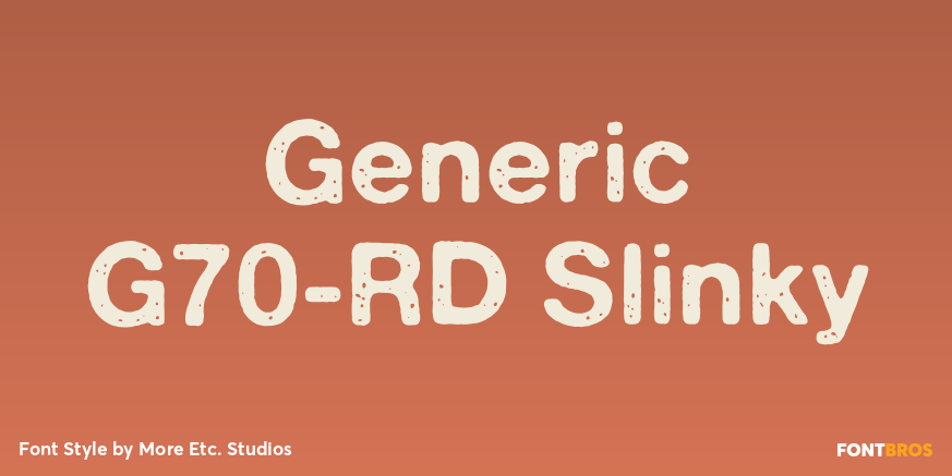 Generic G70-RD Slinky Poster