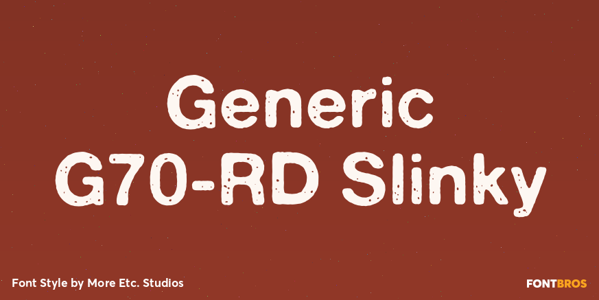 Generic G70-RD Slinky Poster