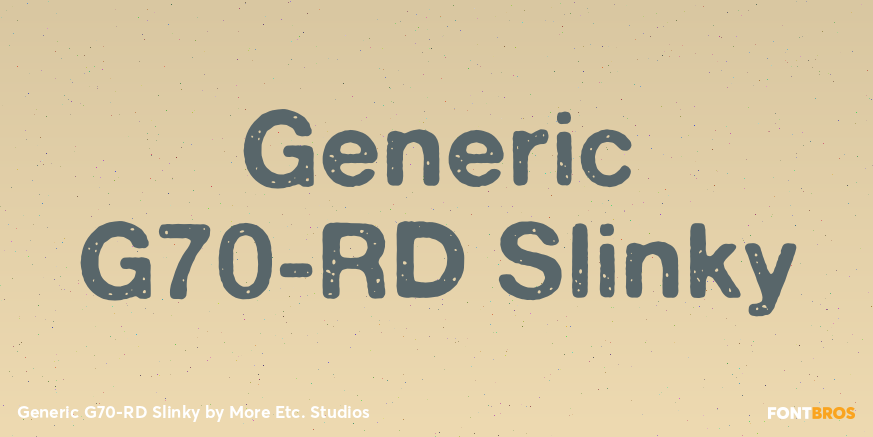 Generic G70-RD Slinky Poster