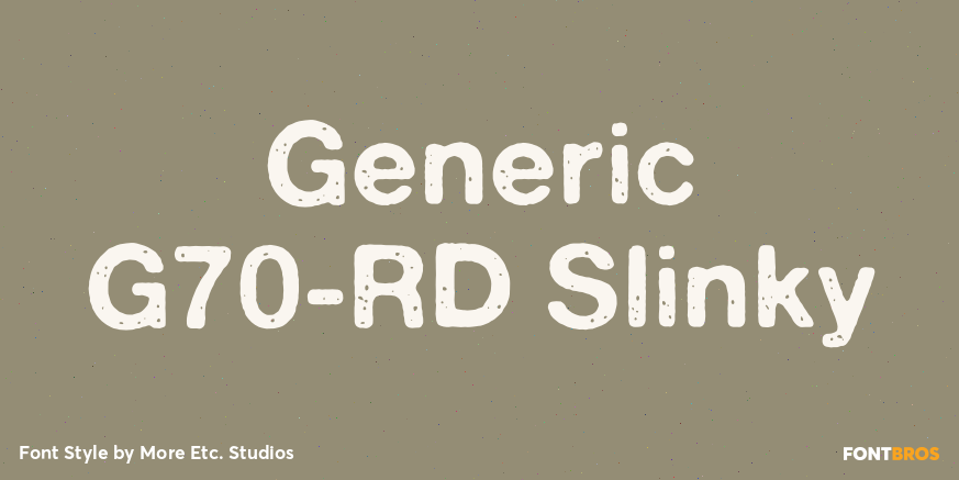 Generic G70-RD Slinky Poster