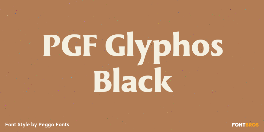 PGF Glyphos Black Poster