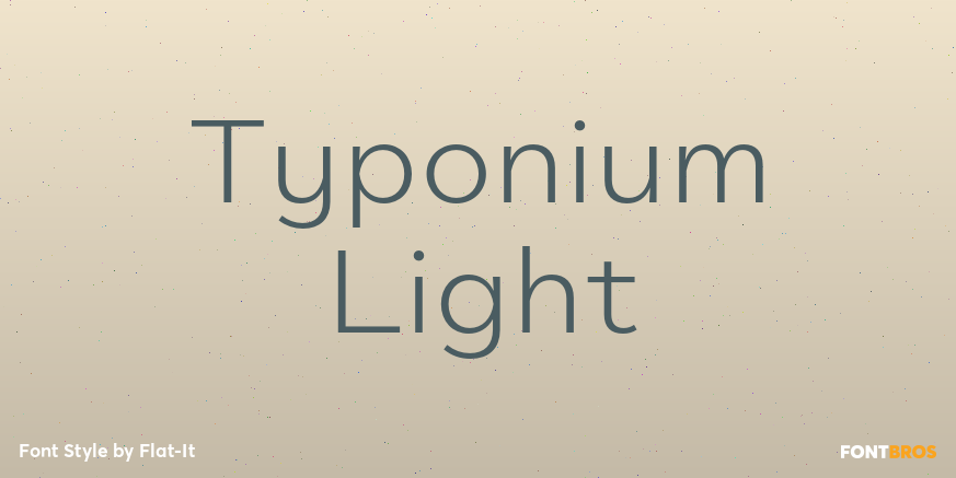 Typonium Light Poster