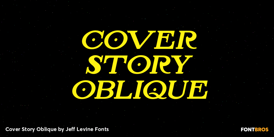 Cover Story Oblique Poster