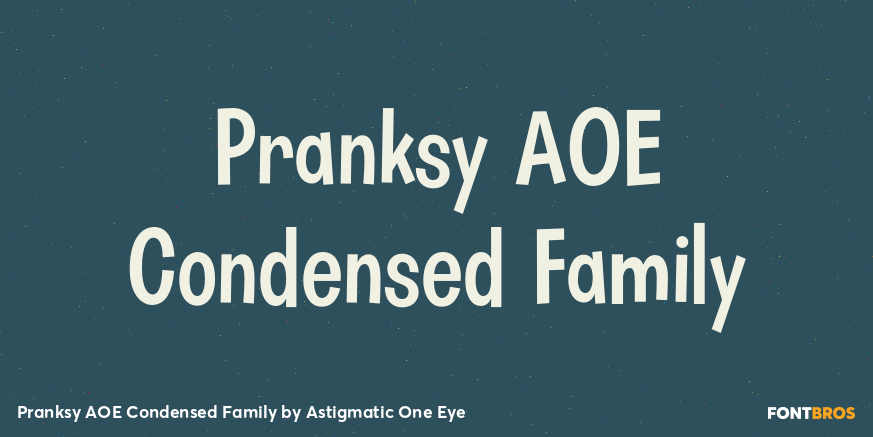 Pranksy AOE Condensed Family Poster