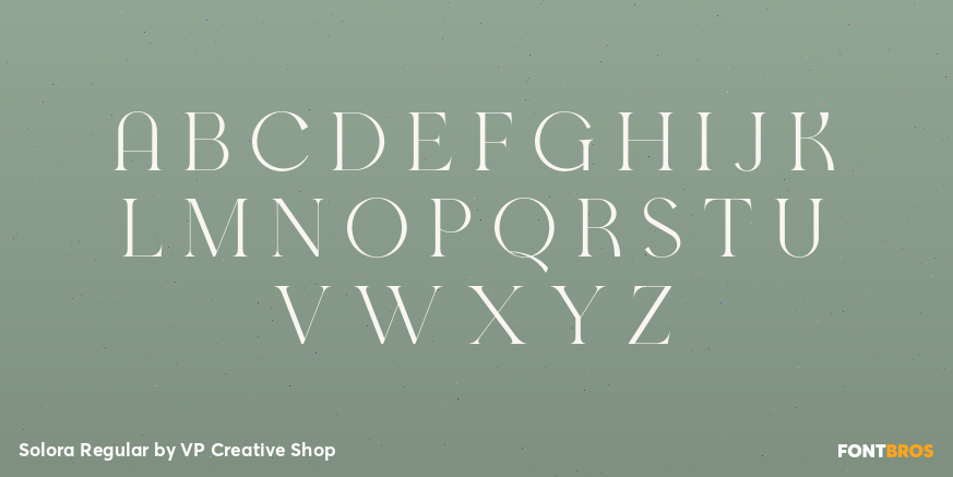 Solora Regular Font Poster #3