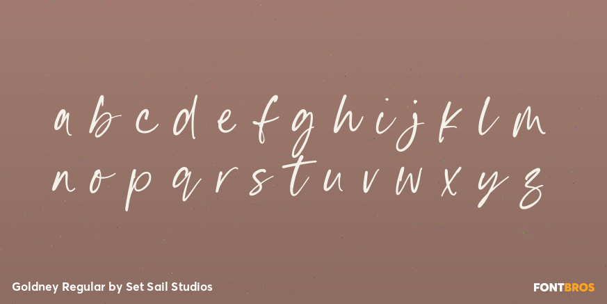 Goldney Regular Font Poster #3
