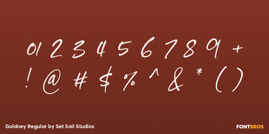 Goldney Regular Font Poster #4