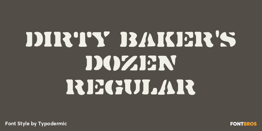 Dirty Baker's Dozen Regular Poster