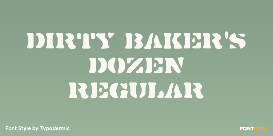 Dirty Baker's Dozen Regular Poster