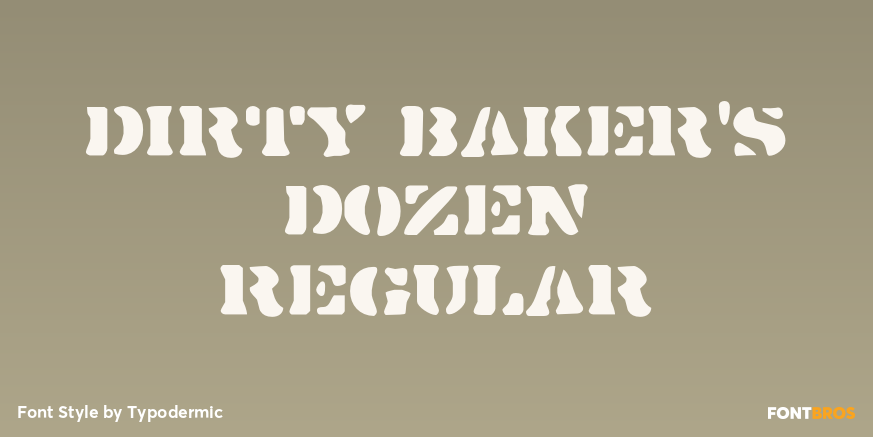 Dirty Baker's Dozen Regular Poster