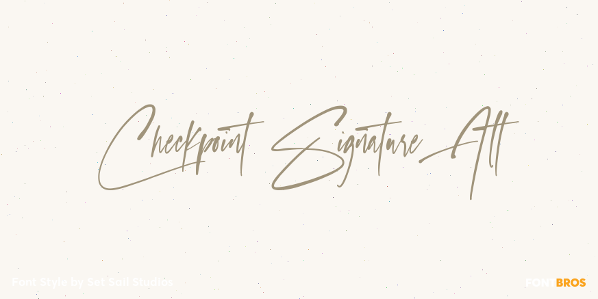 Checkpoint Signature Alt Poster