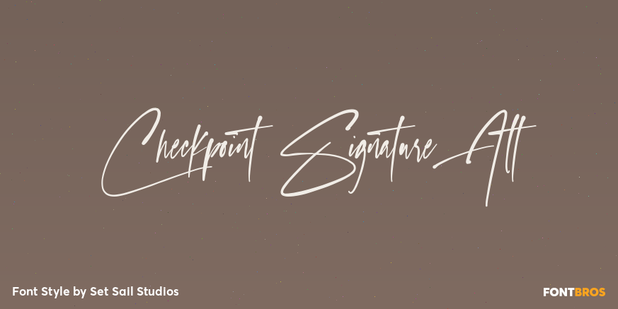 Checkpoint Signature Alt Poster