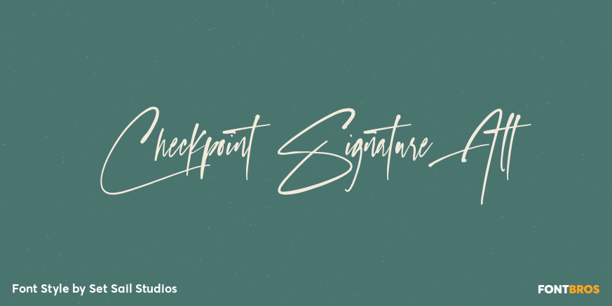 Checkpoint Signature Alt Poster