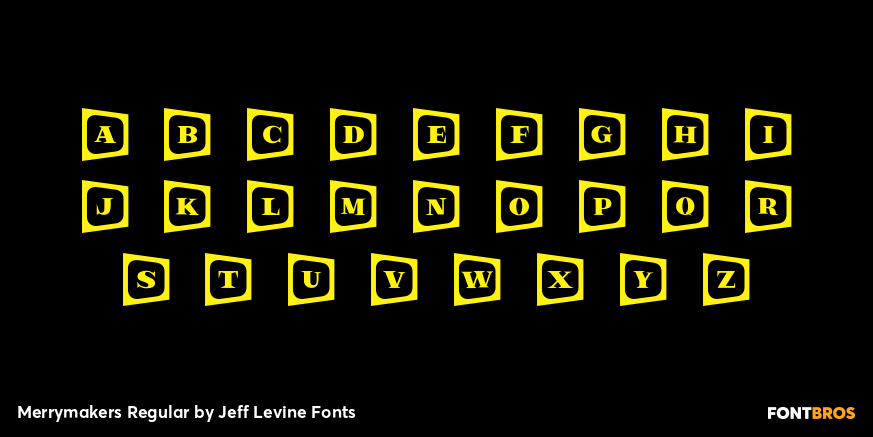Merrymakers Regular Font Poster #2