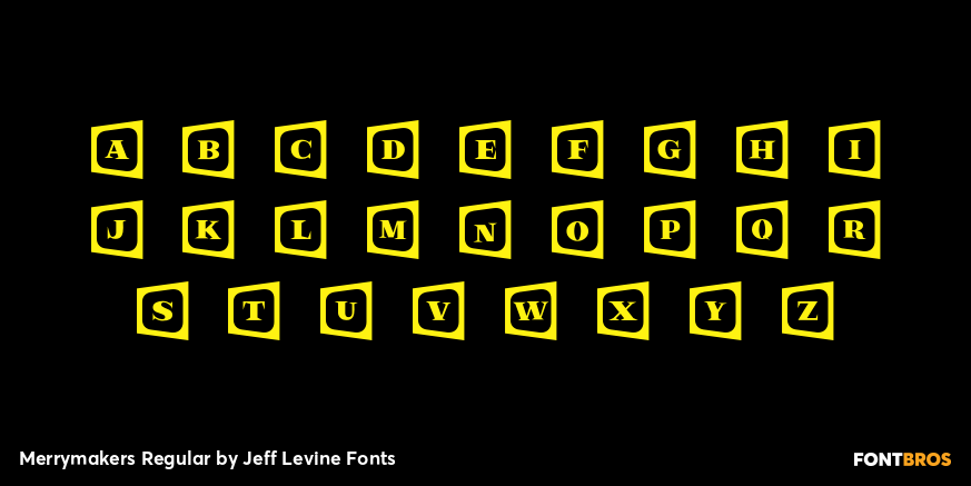 Merrymakers Regular Font Poster #3