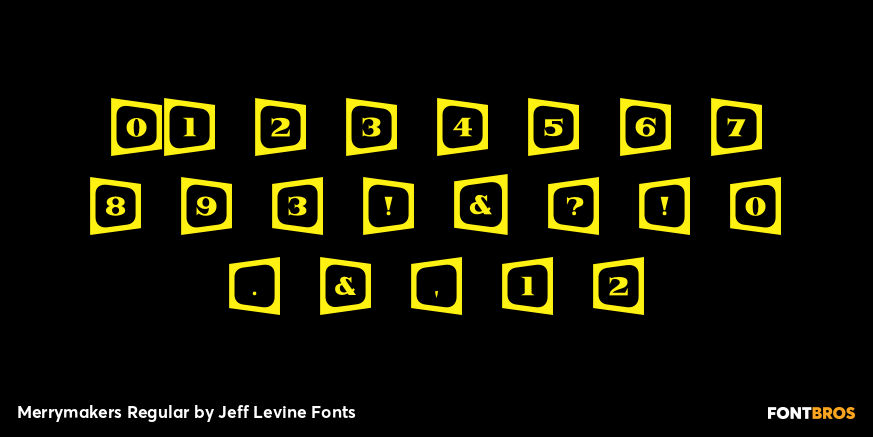 Merrymakers Regular Font Poster #4