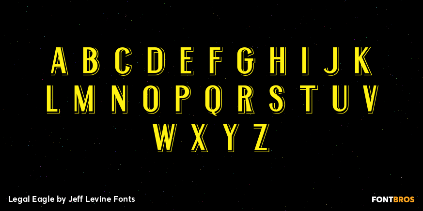 Legal Eagle Font Poster #2