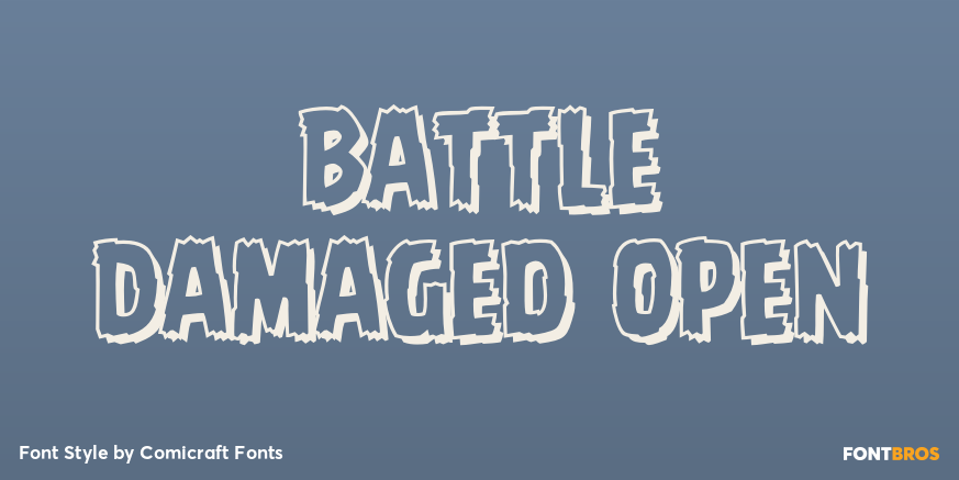 Battle Damaged Open Poster