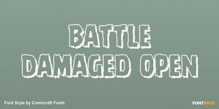 Battle Damaged Open Poster