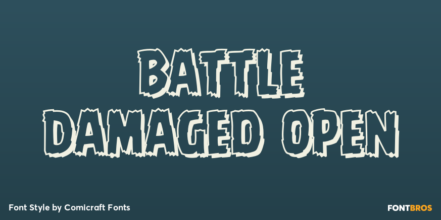 Battle Damaged Open Poster