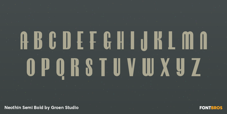 Neothin Semi Bold Font Poster #2