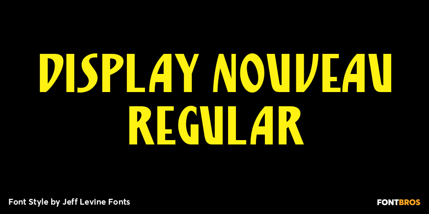 Display Nouveau Regular Poster