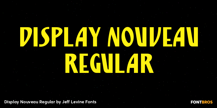 Display Nouveau Regular Poster