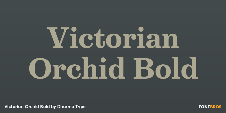 Victorian Orchid Bold Poster