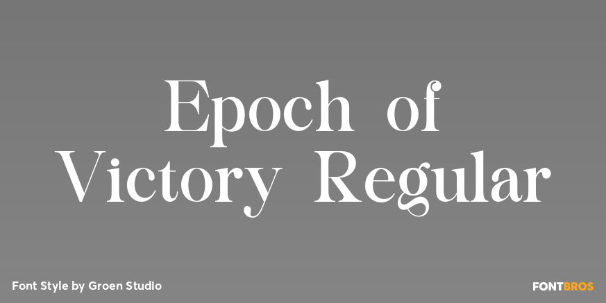 Epoch of Victory Regular Poster