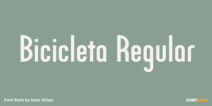 Bicicleta Regular Poster