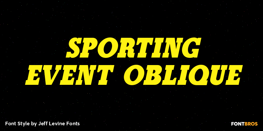 Sporting Event Oblique Poster
