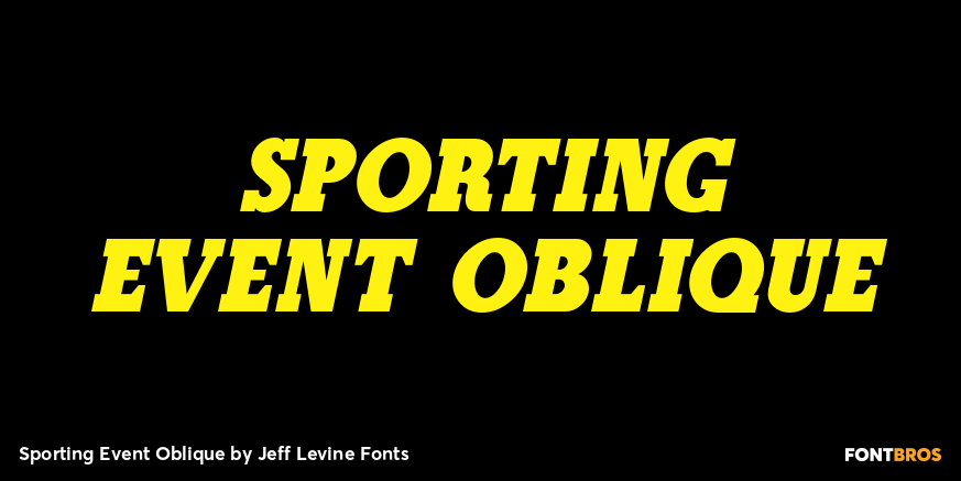 Sporting Event Oblique Poster