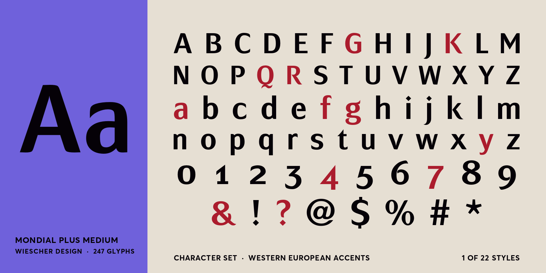 Mondial Plus Medium Font Poster #4