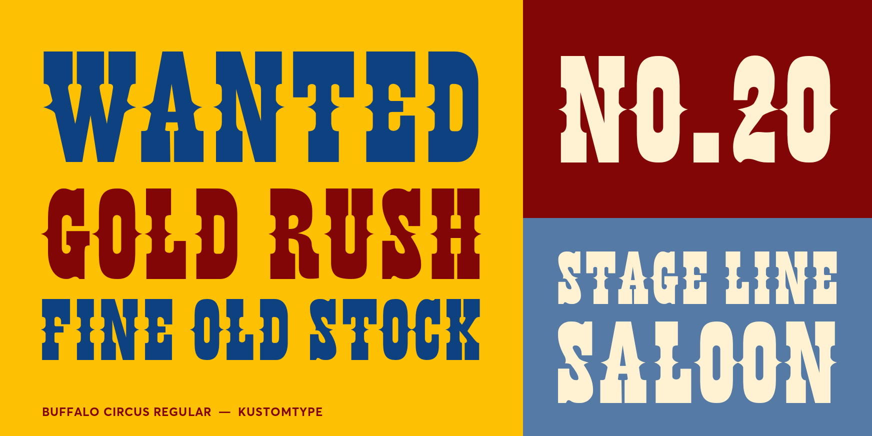 Buffalo Circus Regular Font Poster #3