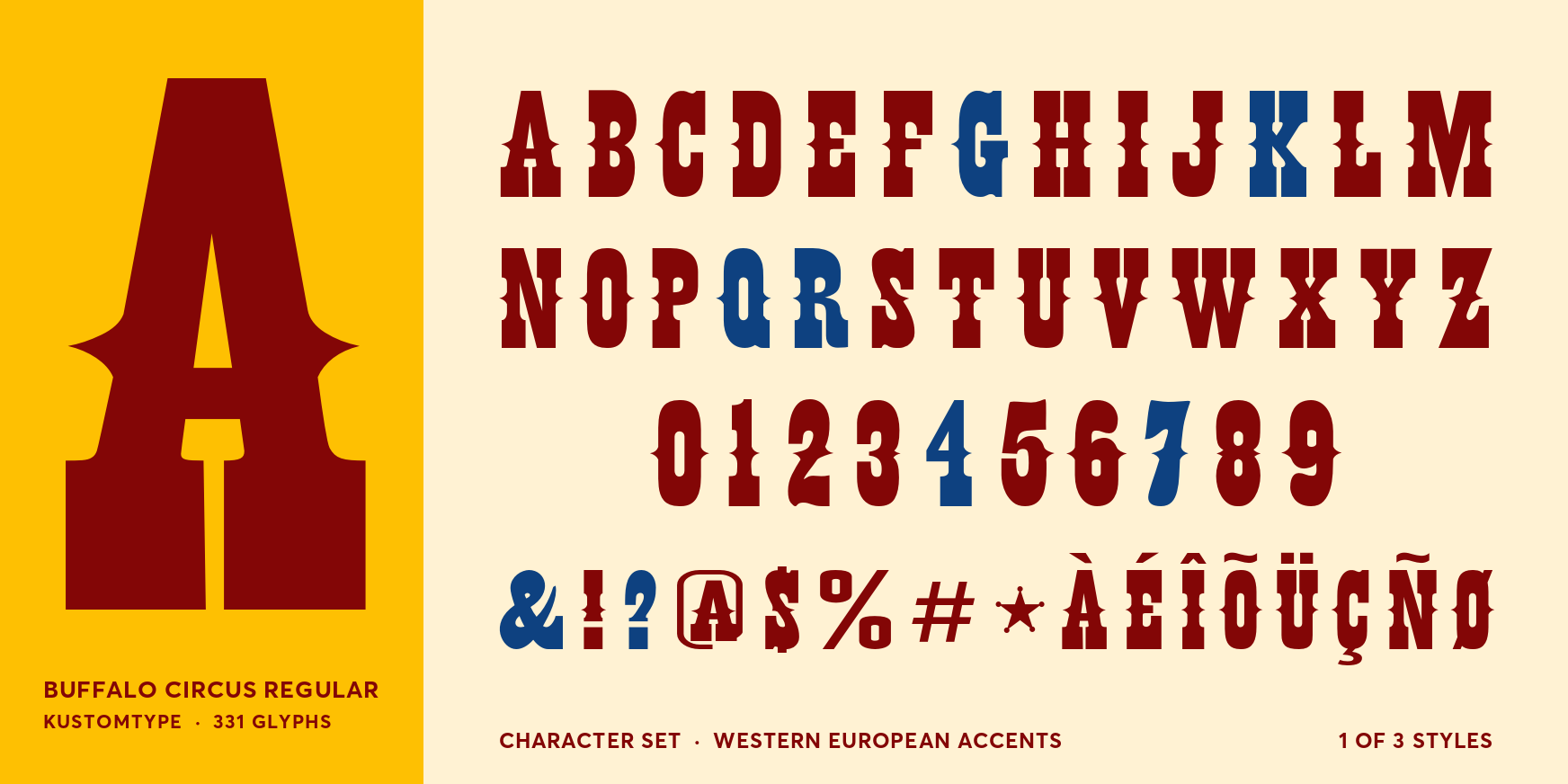 Buffalo Circus Regular Font Poster #4
