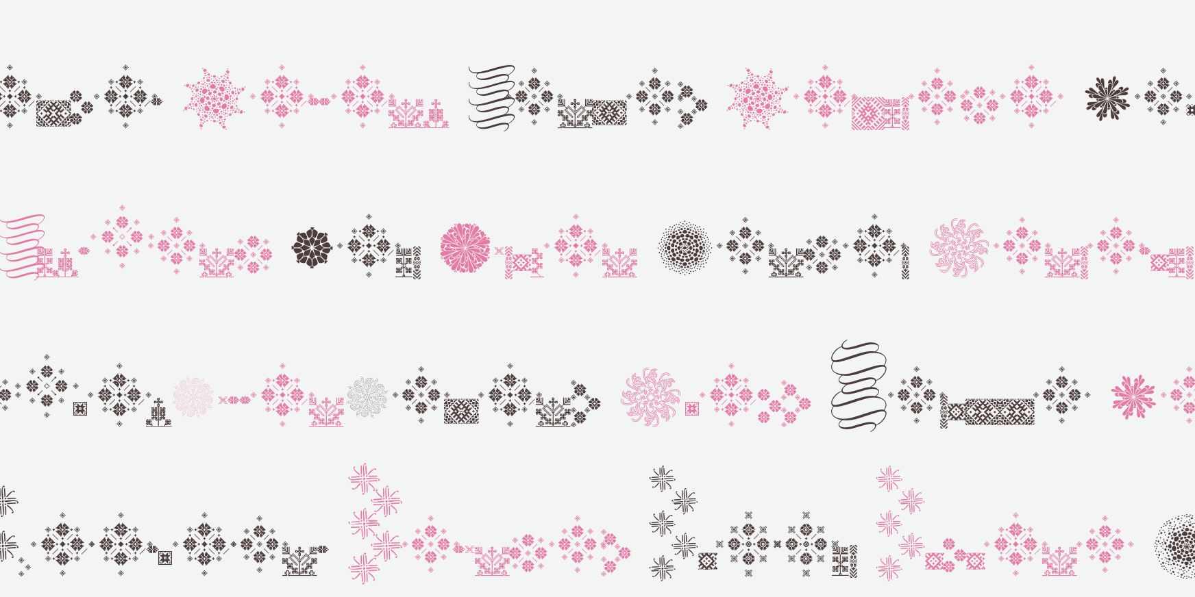 The Carpenter Patterns Font Poster #3