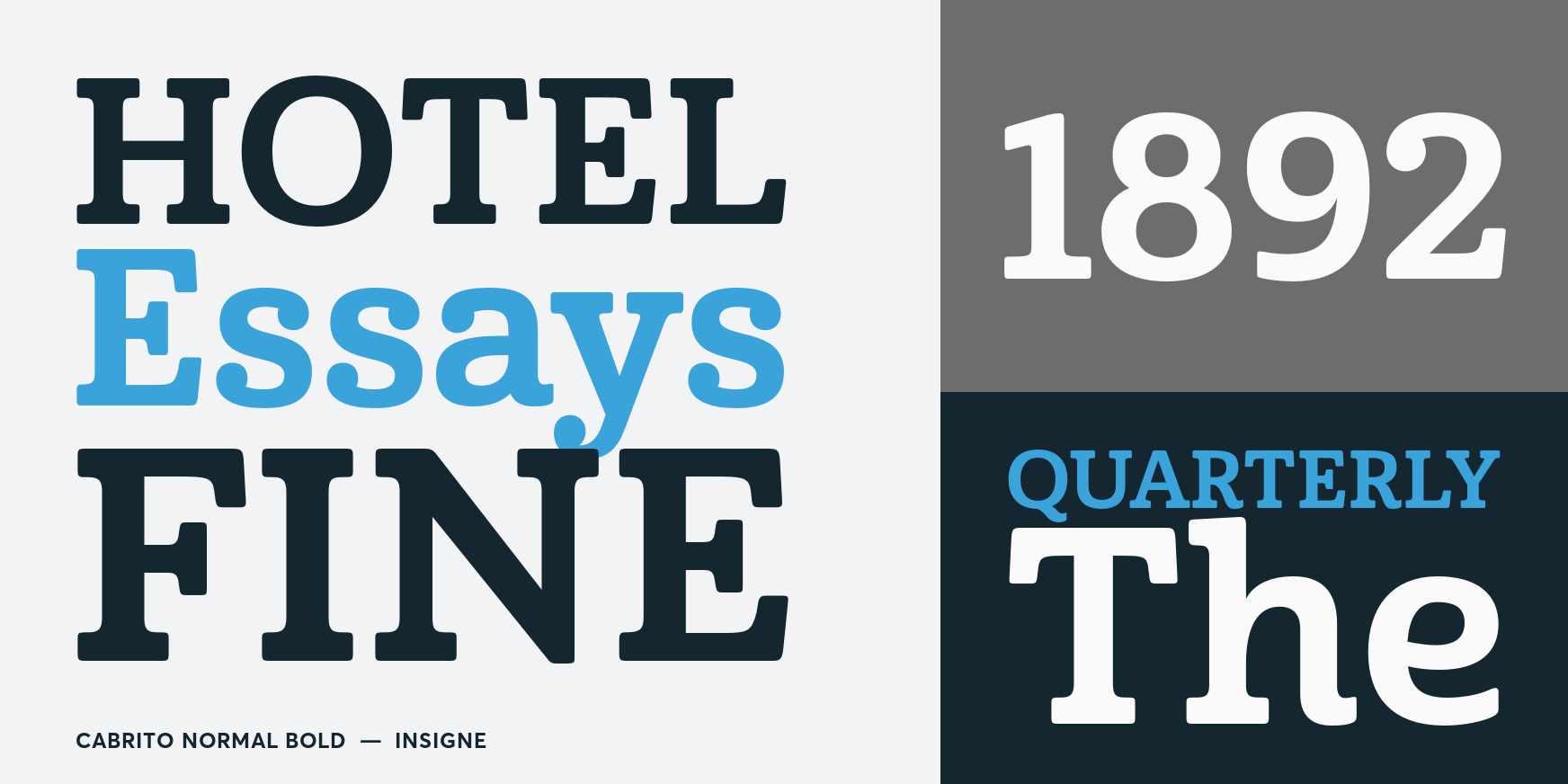 Cabrito Normal Bold Font Poster #3