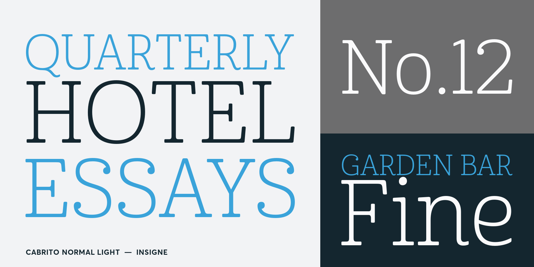 Cabrito Normal Light Font Poster #3