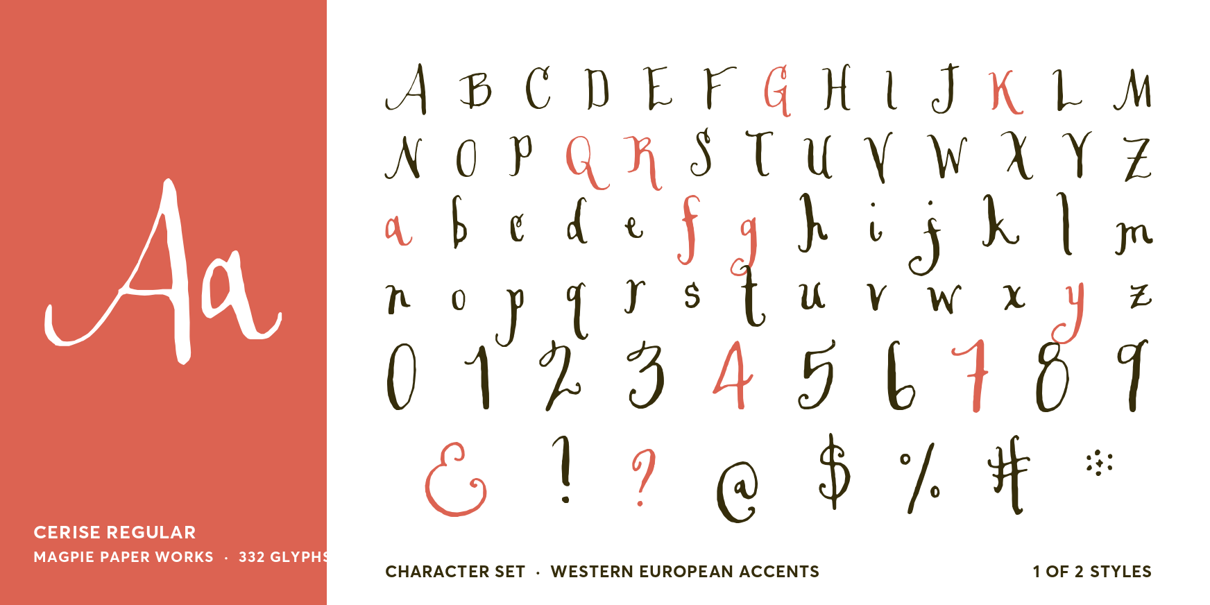 Cerise Regular Font Poster #4