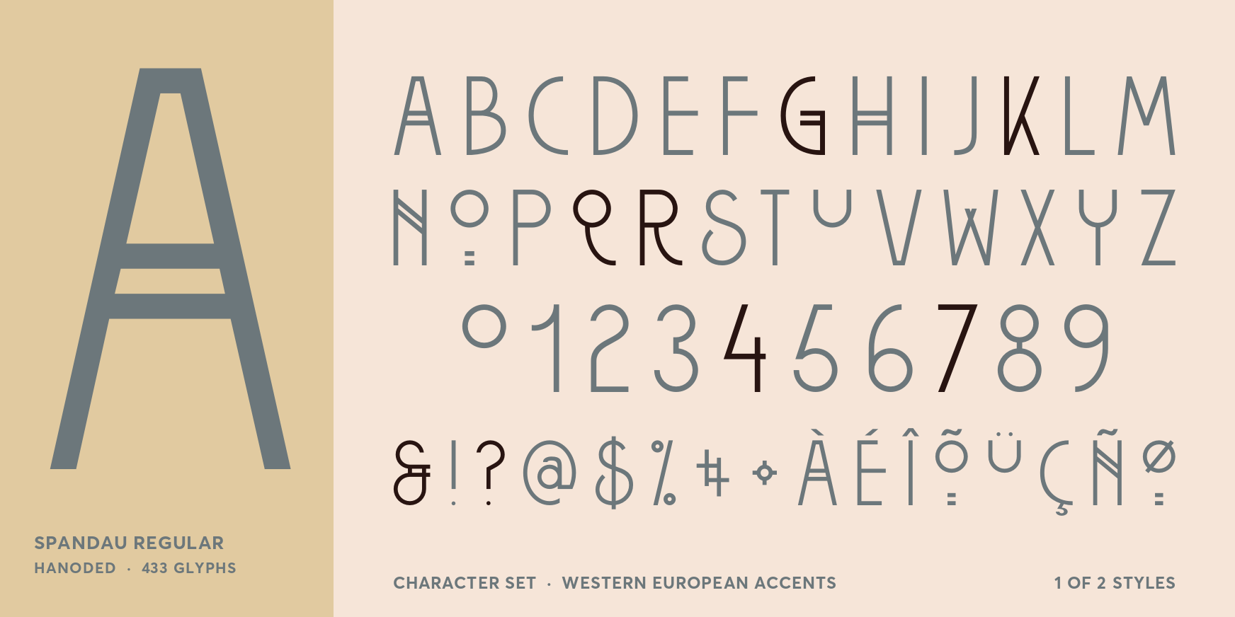 Spandau Regular Font Poster #4