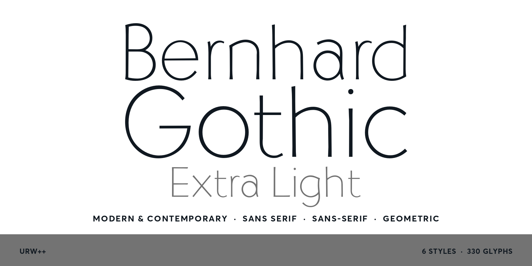 Bernhard Gothic Extra Light Thumbnail #1