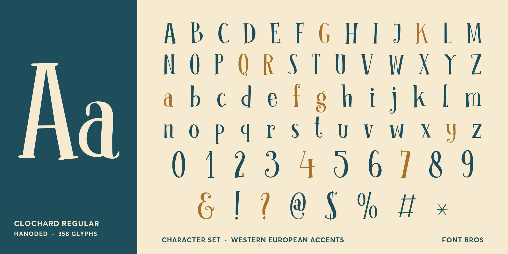 Clochard Regular Font Poster #4